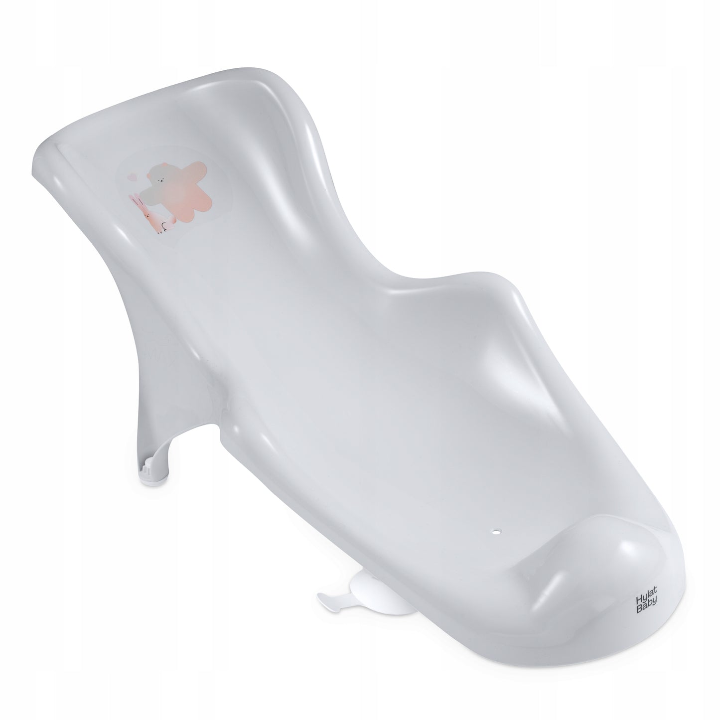 Leżaczek do kąpieli, fotelik Hylat Baby - szary FRIENDS
