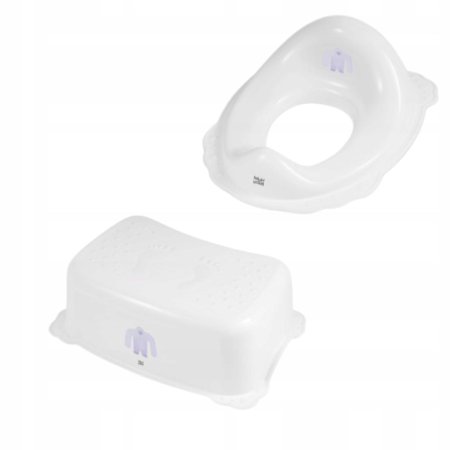 Nakładka na sedes do toalety + podnóżek - biały YETI