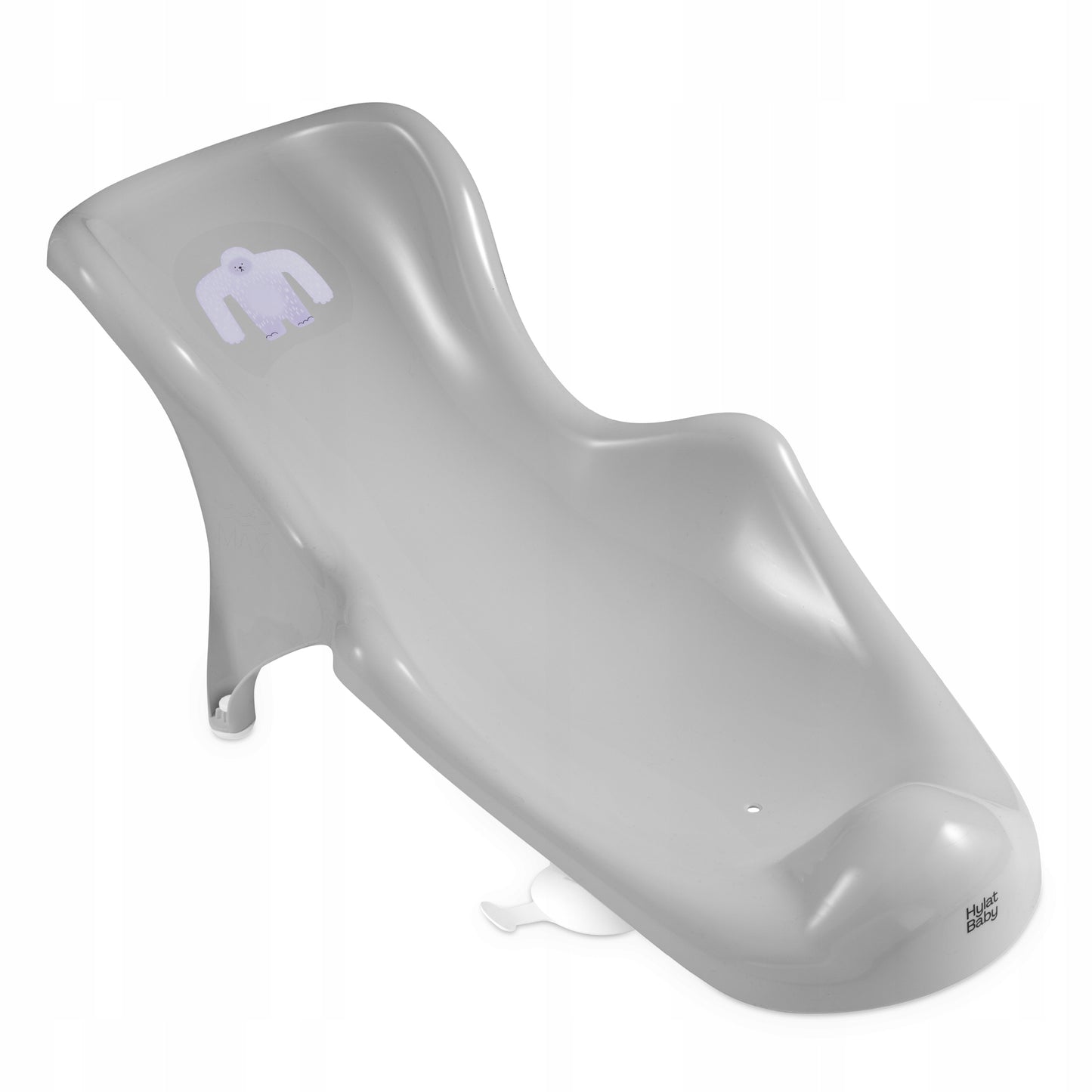 Leżaczek do kąpieli, fotelik Hylat Baby - szary YETI