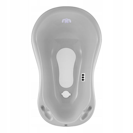 Wanienka dla dziecka Hylat Baby 84 cm z korkiem i termometrem – szara YETI