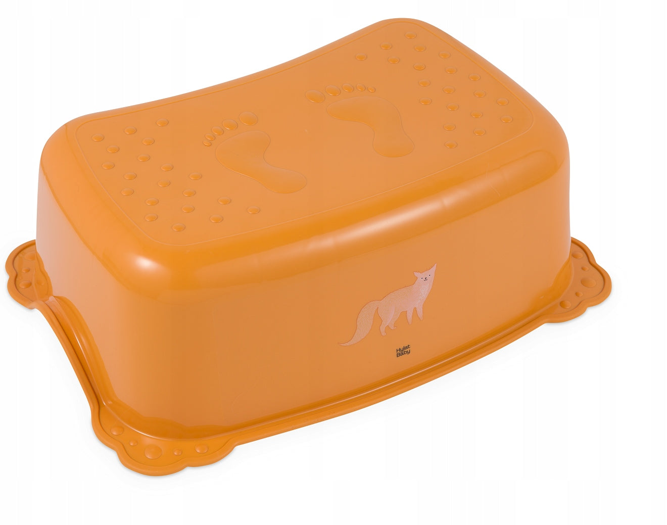 Podnóżek do toalety dla dzieci, antypoślizgowy - musztardowy FOX