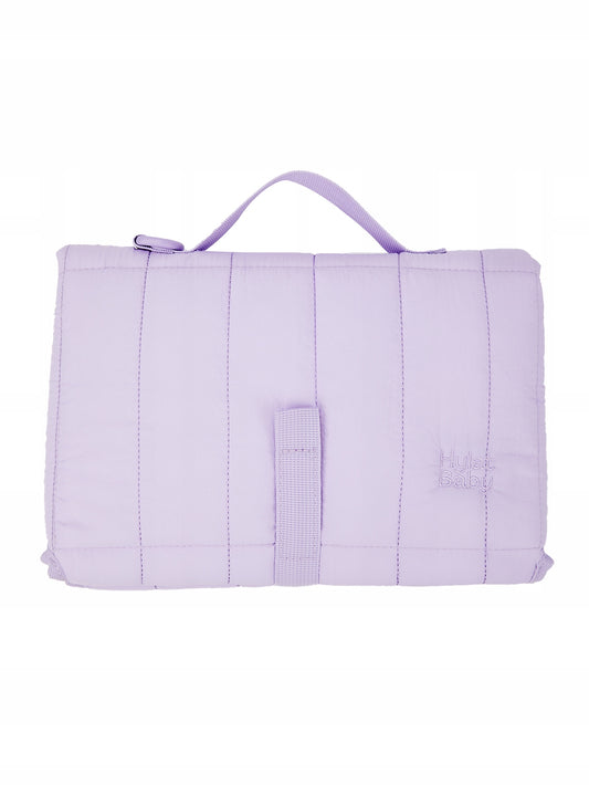 Przewijak składany podróżny Hylat Baby - fioletowy pikowany